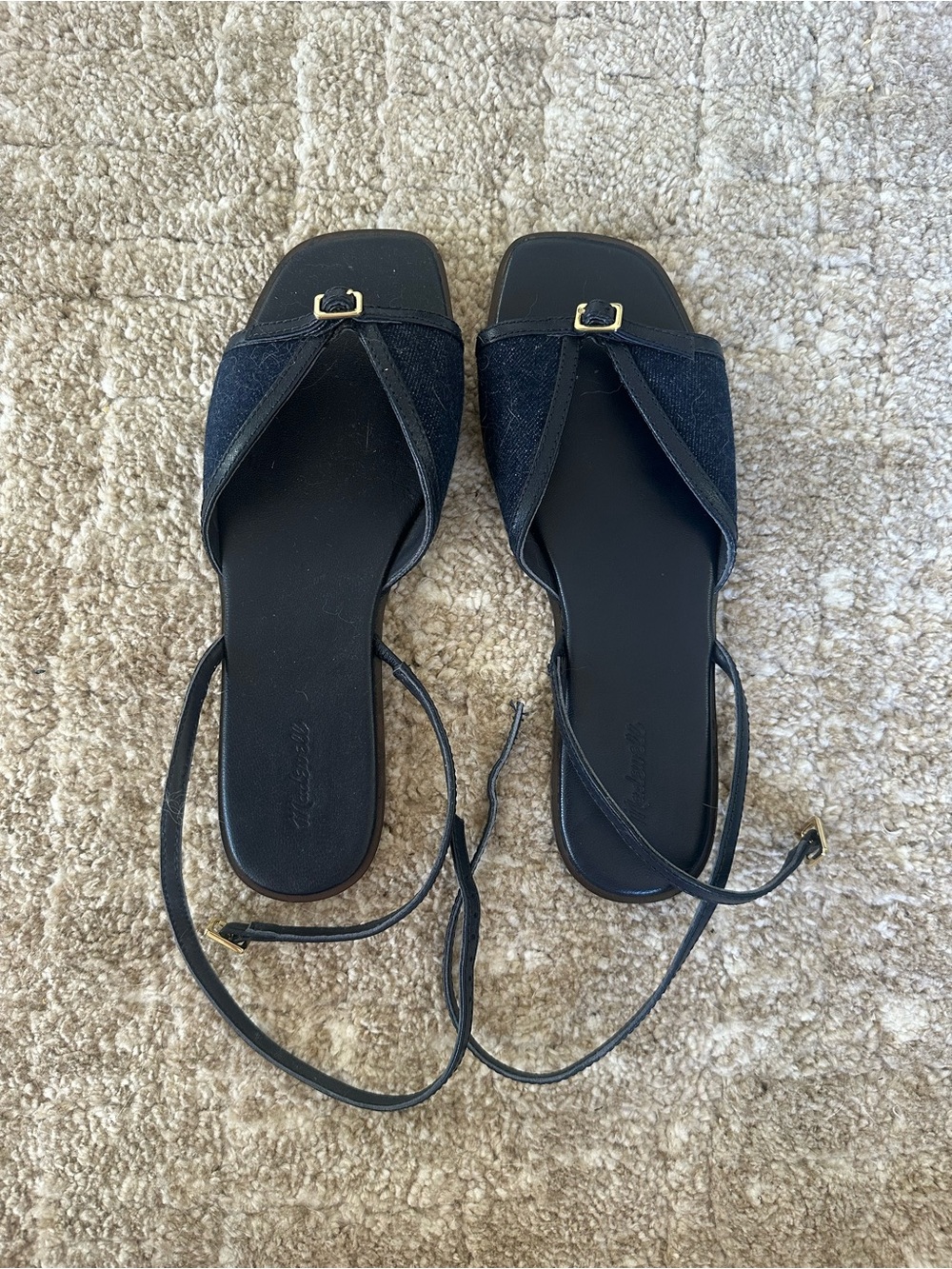 Madewell Denim Sandals Size 7.5